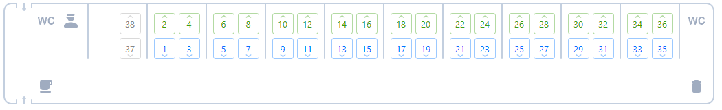 Билеты по схеме купейного вагона поезда Таврия